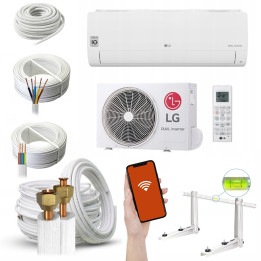 Klimatyzator LG Standard 2 S09EC 2,5 kW WiFi R32 Zestaw 5mb
