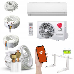 Klimatyzator LG DUALCOOL Standard 2 5,0 kW WiFi R32 Zestaw 6mb