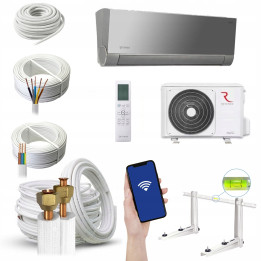 KLIMATYZATOR ROTENSO Versu Mirror 3,5kW WIFI Klimatyzacja Zestaw 6mb
