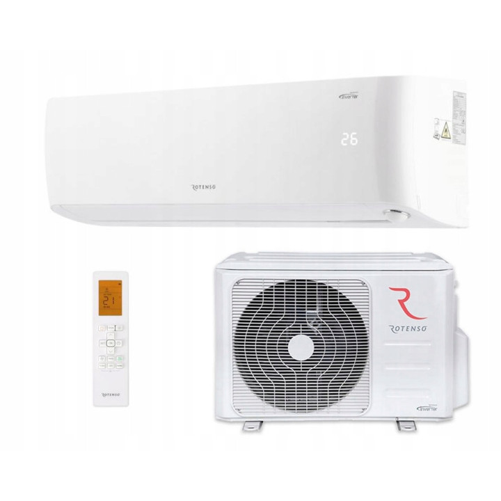 Klimatyzator ścienny Rotenso Mirai 3,5kW 40m2 WIFI Zestaw 3mb