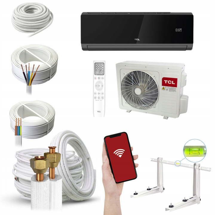 Klimatyzator TCL Elite Series XA82 6,8kW regulacja przepływu Zestaw 7mb