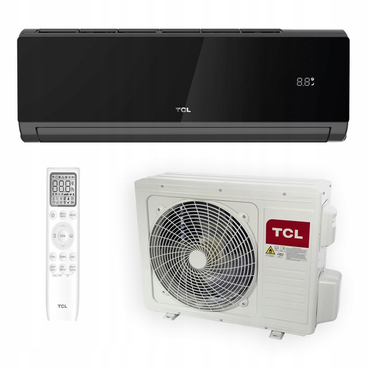Klimatyzator TCL Elite Dark Czarny 3,5kW WiFi Klimatyzacja do Zestaw 7mb