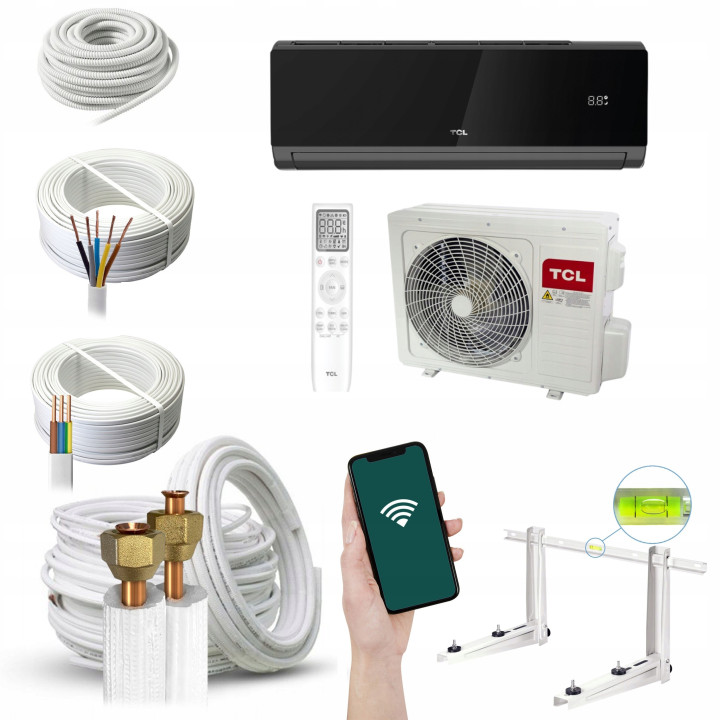 Klimatyzator TCL Elite Series XA82 2,6kW cicha praca, turbo Zestaw 3mb