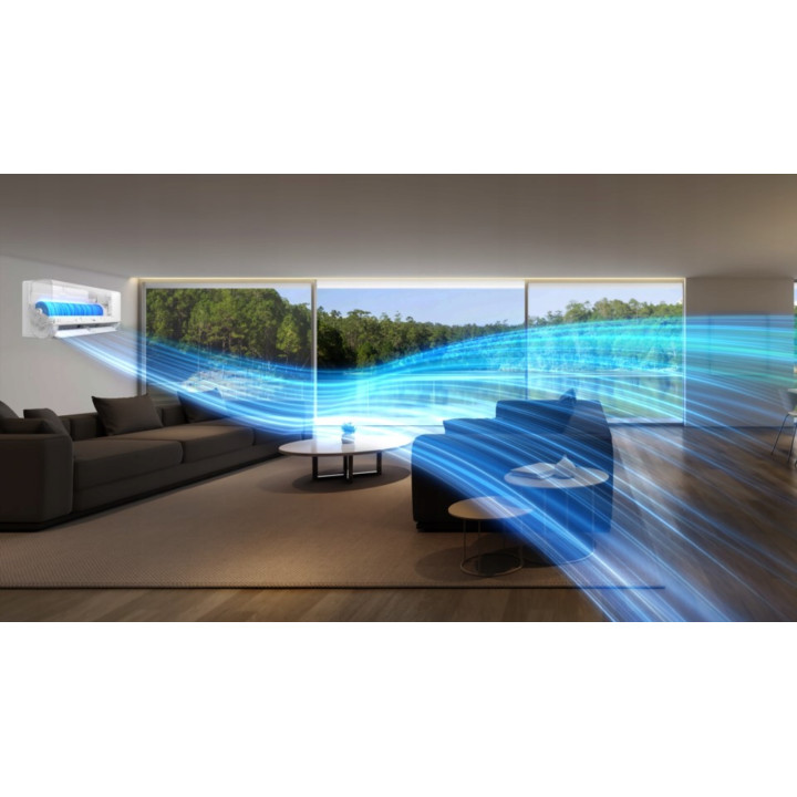 Klimatyzator TCL BreezeIN 2.0 2,6kW delikatny nawiew, cicha Zestaw 6mb