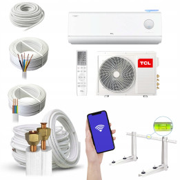 Klimatyzator TCL FreshIN 3.0 2,6kW cicha praca, oczyszczanie Zestaw 6mb