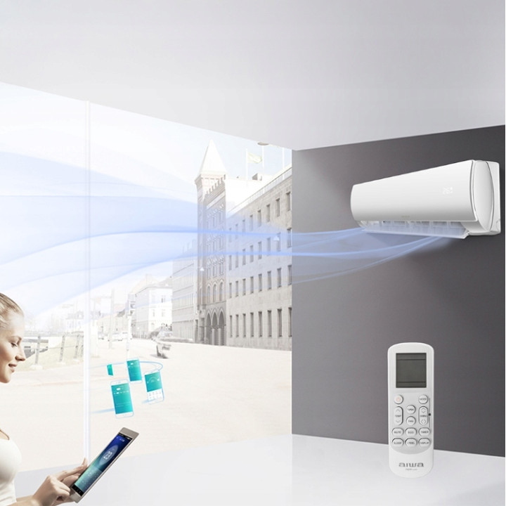 Klimatyzator ścienny Aiwa AKARI 3,5kW wydajna do domu biura Zestaw 6mb