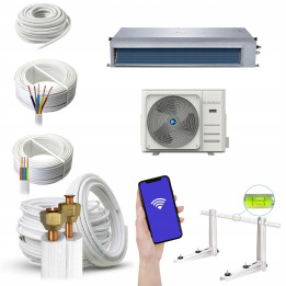 Klimatyzator konsolowy KAISAI KTI 5,3kW Wydajny Smukły do Zestaw 7mb