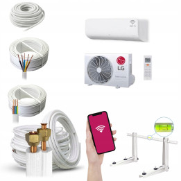 Klimatyzator LG WZ09AWN DualCool 2,5 kW WiFi R32 Zestaw 3mb