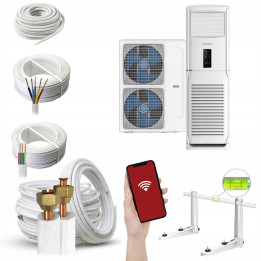 Klimatyzator podłogowy KAISAI KKFS-48 14,0kW Wydajny elegancki Zestaw 3mb