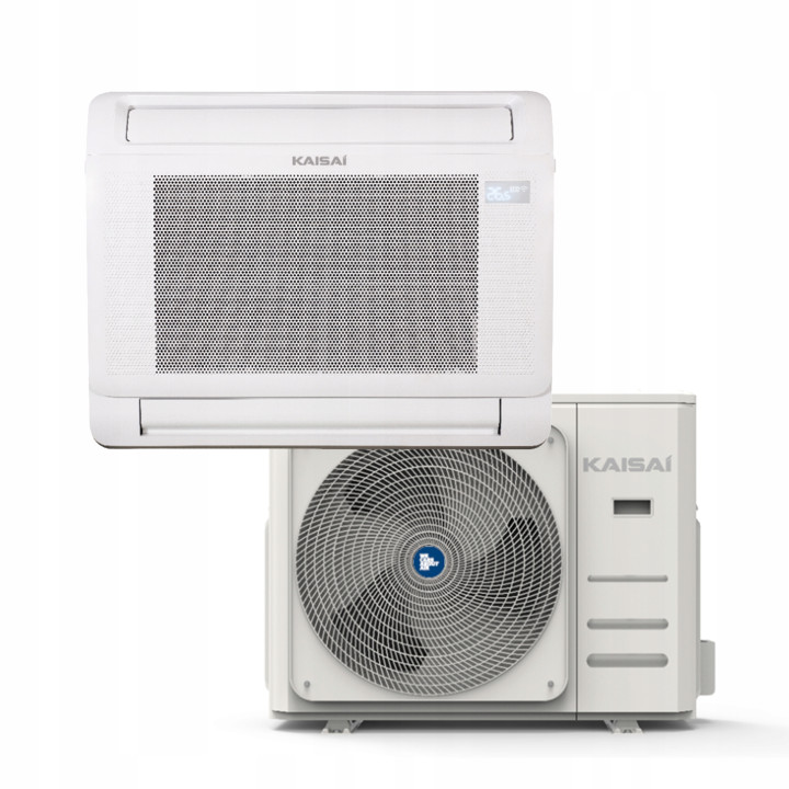 Klimatyzator Konsola Kaisai 3,5 kW przypodłogowy WiFi R32 Zestaw 7mb