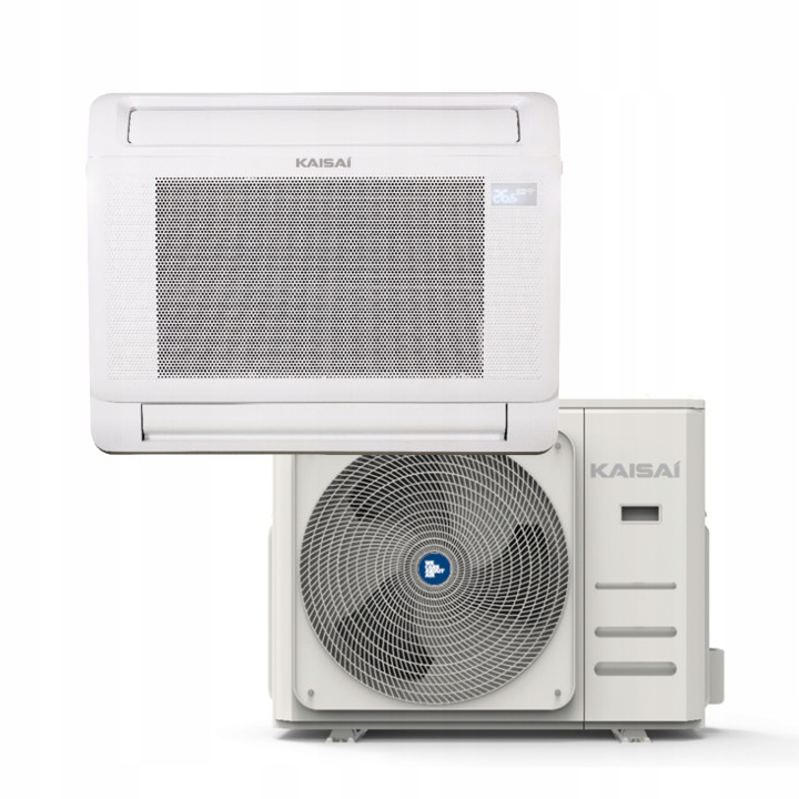 Klimatyzator Konsola Kaisai 3,5 kW przypodłogowy WiFi R32 Zestaw 7mb