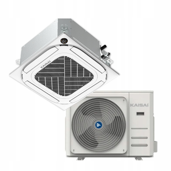 Klimatyzator Split KAISAI kasetonowy 3,5kW chłodzenie grzanie Zestaw 4mb