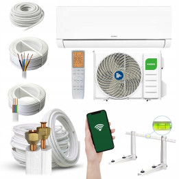 Klimatyzacja ścienna Kaisai ART White 7,0kW, filtr zapachowy, Zestaw 6mb
