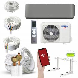 Klimatyzator ścienny Kaisai GEO 5,3kW energooszczędny, Wi-Fi, Zestaw 3mb