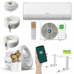 Klimatyzator ścienny pompa Kaisai Pro Heat+ 3,5kW komplet Zestaw 6mb