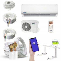 KLIMATYZATOR Ścienny KAISAI ECO 5,3kW Pilot HEPA Klimatyzacja Zestaw 3mb