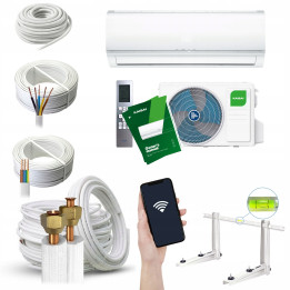 Klimatyzator ścienny KAISAI ECO Split 3,5kW 40m2 do domu biura Zestaw 7mb