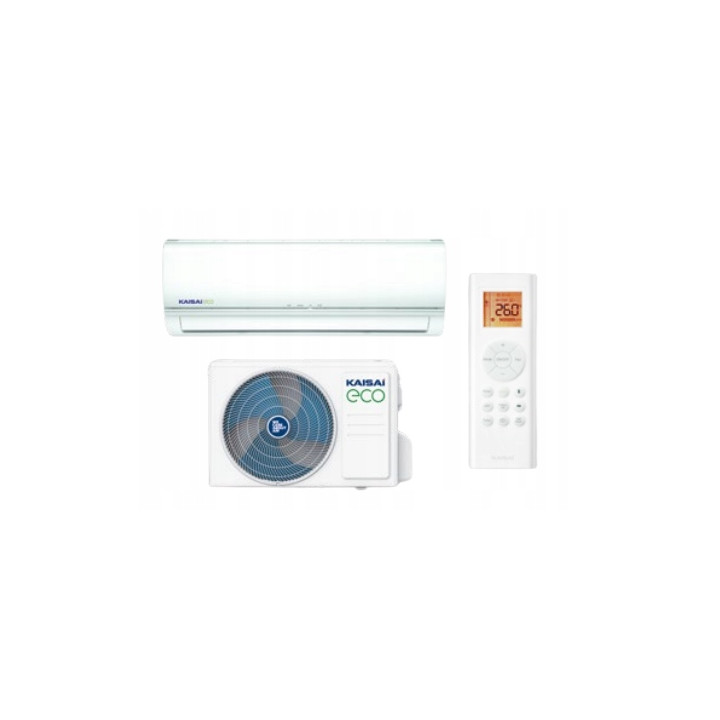 Klimatyzator ścienny KAISAI ECO Split 3,5kW 40m2 do domu biura Zestaw 5mb