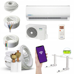 KLIMATYZATOR Ścienny KAISAI ECO 2,6kW Pilot HEPA Zestaw 6mb