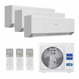 Klimatyzacja HAIER Multisplit 3x Revive Plus 3D Wydajny Wifi 75m2 dom 6kW