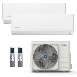 KAISAI Multisplit 2x ICE White Hepa do 50m2 do mieszkania iFeel WiFi 5,3kW