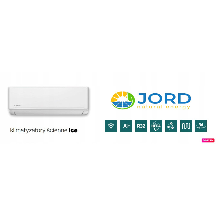 Klimatyzacja KAISAI Multisplit 3x ICE White Hepa do 90m2 WiFi 5+2x2,5kW