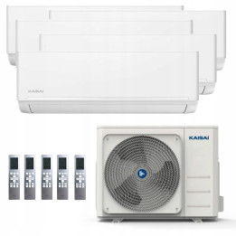 Klimatyzacja KAISAI Multisplit 5x ICE White Hepa do 120m2 WiFi 12,5kW