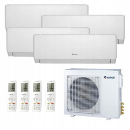 Klimatyzacja Gree MULTISPLIT 5x Pular PRO White 150m2 do domu biura 3D WiFi