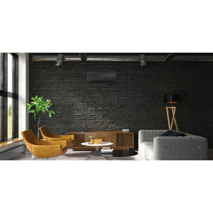 Klimatyzator Gree Multisplit 3x FAIRY DARK Grafit wydajny do 80m2 WiFi 3D