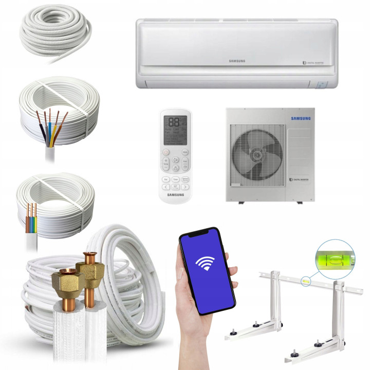 Klimatyzator ścienny Samsung CAC Premium 9,5 kW R32 WiFi Zestaw 7mb