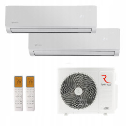 Klimatyzacja Multisplit ROTENSO 2x ELIS WIFI 80m2 mieszkanie Silver 7,5kW