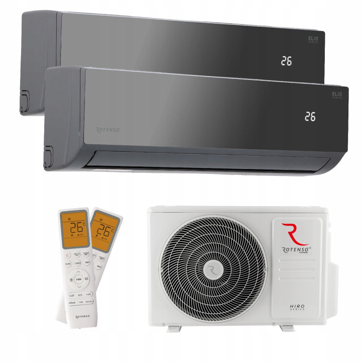 Klimatyzacja Multisplit ROTENSO 2x ELIS X WIFI 2x 30m2 do mieszkania 4D 5kW