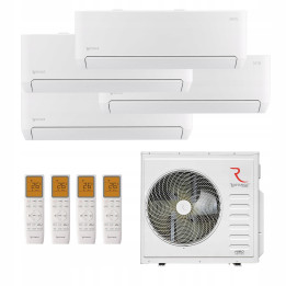 Klimatyzacja Rotenso Multisplit 4x TETA Mirror Biały 120m2 do domu 10KW