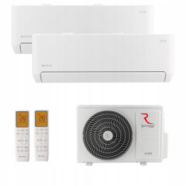 Klimatyzacja Rotenso Multisplit 2x TETA Mirror Biały 60m2 mieszkanie 5,2KW