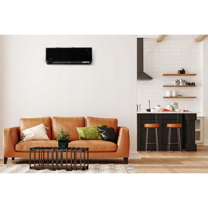 Klimatyzacja Rotenso Multisplit 2x TETA Mirror Czarny 60m2 mieszkanie 5,2KW