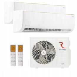Rotenso Multisplit 2x Roni White 3,5kW wydajny do 80m2 WiFi 7,5KW