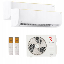Rotenso Multisplit 2x Roni White 2,6kW wydajny do 60m2 WiFi 5,2KW