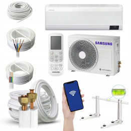 Klimatyzator Samsung WindFree Deluxe 5,0 kW ścienny WiFi R32 Zestaw 5mb