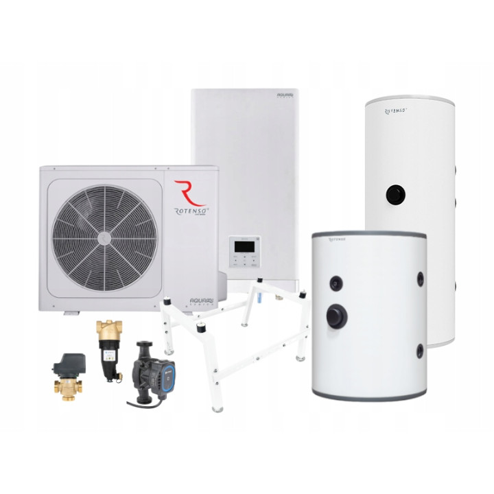 Kompletna Kotłownia Pakiet Premium Rotenso AQUAMI Split 16 kW