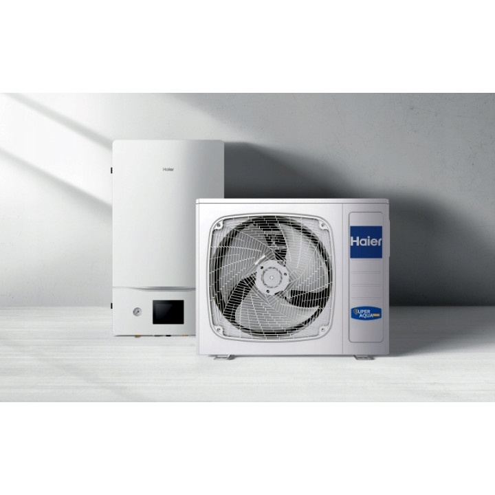 Pompa Ciepła Split Haier SUPER AQUA 4 kW CO+CWU Ciche Ogrzewanie Grzanie
