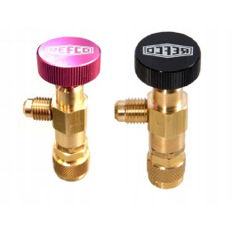 Zestaw zaworów serwisowych R134 R32 R410 R404 Refco kompletny serwis