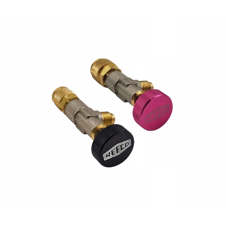 Zestaw zaworów serwisowych R134 R32 R410 R404 Refco kompletny serwis