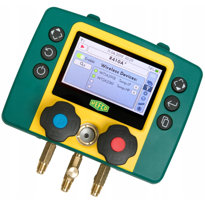 Elektroniczne manometry Refco REFMATE2-CA-WTC 4688127 FGAZ profesjonalny