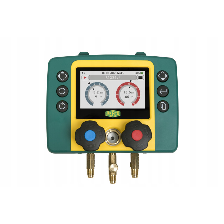 Elektroniczne manometry Refco REFMATE2-CA-WTC 4688127 FGAZ profesjonalny