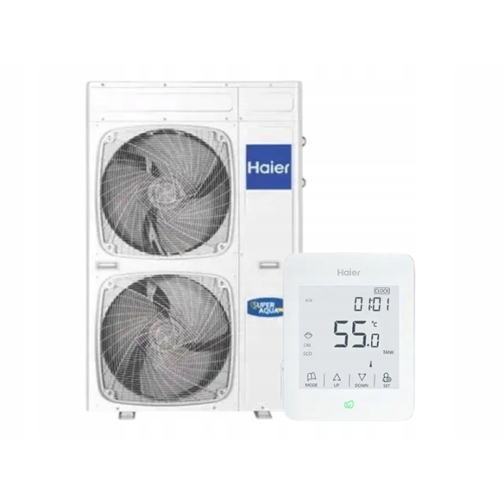 Zestaw pompa ciepła Haier Super Aqua 11kW Monoblok + Sterownik YR-E27
