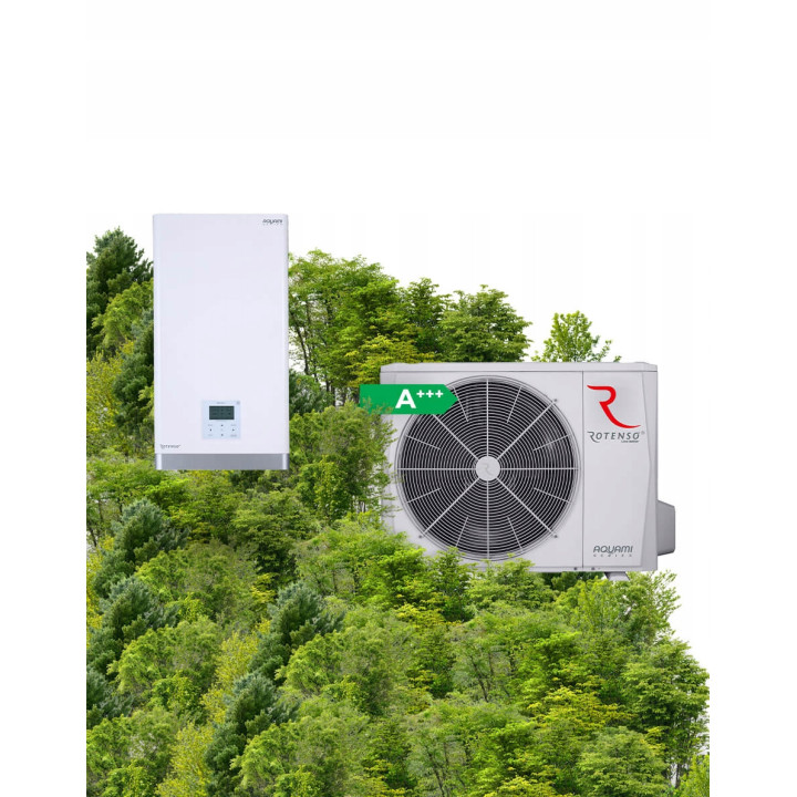 Pompa ciepła Rotenso Aquami Split 8kW AQS80X1o/AQS100X13i Ogrzewanie ZIma