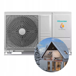Pompa Ciepła Monoblok HISENSE Hi-Therma Wydajna ZUM Energooszczędna 4,5KW