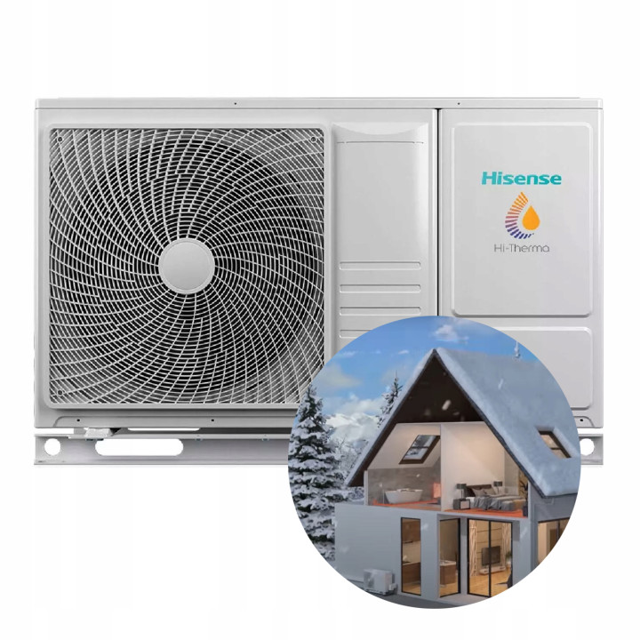 Pompa Ciepła Monoblok HISENSE Hi-Therma Wydajna ZUM Energooszczędna 4,5KW