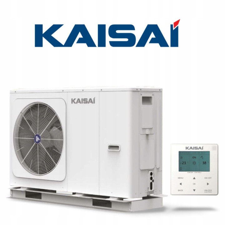 Pompa Ciepła KAISAI 14kW ARCTIC Monoblok GRZANIE ZIMA Wydajna + Podstawa