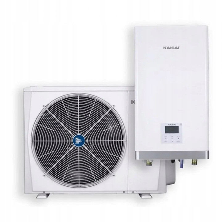 Wydajna Pompa Ciepła KAISAI 12kW Split STEROWNIK Ogrzewanie Grzanie